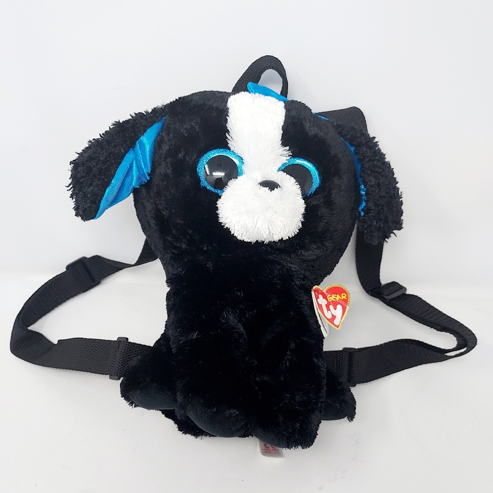 🔴3/$20 TY Collection "Tracey" Black & Blue Mini Backpack